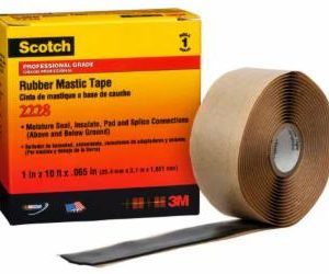 Băng cao su MASTIC làm kín, cách điện trung thế 3M™ SCOTCH 2228 2IN X 10FT, màu đen