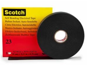 Băng keo cao su, tự kết dính, cách điện trung thế SCOTCH 23, MÀU ĐEN, 19 MM X 9,15 M