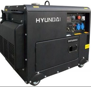 Máy phát điện diesel 5kW HYUNDAI DHY-6000SE 1 Pha, điện 230V