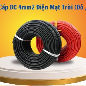 Dây cáp điện mặt trời DC 4mm2 màu đen