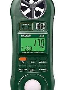Máy đo nhiệt đô - độ ẩm - tốc độ gió - ánh sáng 45170 (0 to 20,000Lux,0.4 to 30m/s) EXTECH