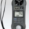 Máy đo nhiệt độ, gió, độ ẩm, ánh sáng LM-8010 (0- 20.000 Lux, 0.4~30 m/s, -100 ~ 1300°C) LUTRON