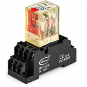 Relay trung gian 14 chân MT-RU4N-A220-LT 4NO + 4NC